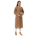 thumbnail image 3 of VIHAAN IMPEX Floral Printed Casual Kurta Ladies Kurti Multicolor Tunic Tops For Women, 3 of 6