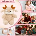 thumbnail image 6 of Gumesh 15.7" Christmas Reindeer Plush Toy, Soft Cuddly Stuffed Animal Doll, Holiday Gift for Kids & Adults, 6 of 6