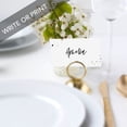 thumbnail image 2 of Koyal Wholesale Terrazzo Place Cards for Wedding Party Tables, Seating Name Place Cards for Holders, 60 Pack, 2 of 5