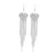 thumbnail image 3 of Pendientes de borlas de amor,Pendientes colgantes con borlas y diamantes de imitación en forma de corazón,Joyas de moda para el día de San Valentín Pendientes Cumpleaños,Pendiente largo, 3 of 9