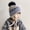 Blue with Khaki, variant on Toddler Boys Girls Beanie Hat Fleece Lined Knit Kids Hat with Ear Flaps Warm Winter Hat Acrylic Watch Hat (1-6 Years)