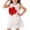 White, variant on BLTIBY Girls Sleeveless Dress with 3D Floral 2026 Kids Summer Cute Flower Dresses for Wedding Party Birthday or Graduation Hot Pink 4-5Years
