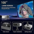 thumbnail image 2 of High Brightness 1080p Projector with 7500 Lumens and 3D Functionality for Home Entertainment, 2 of 3