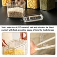 thumbnail image 6 of Ikeay Storage Box, Cereal Containers Storage Airtight Food Storage Containers Set Plastic Kitchen Pantry Containers with Lids Clear Storage Containers for Cereal Flour Pasta Sugar Snack, 6 of 6