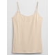 thumbnail image 5 of Camiseta Ajustada para Mujer GAP Beige Cálido, 5 of 5