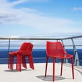 thumbnail image 3 of Compamia Air Outdoor Patio Dining Chair in Red, 3 of 12