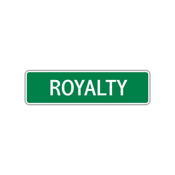 Royalty Girls Children Name Letter Printed Decoration Label Indoor Outdoor Unique Plaque Wall Novelty Aluminum Metal Sign 4"x13.5"
