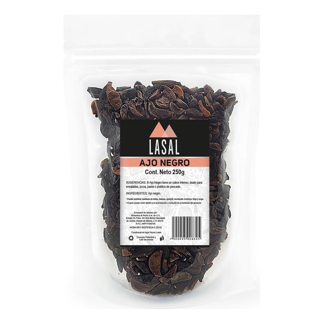 Ajo Negro Deshidratado 250 Gramos Pouch Resellable