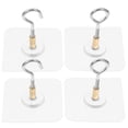 thumbnail image 1 of RENACLIPY 4Pcs Heavy Duty Adhesive Ceiling Hooks Strong Self Adhesive Hooks for Home Kitchen Bathroom Use, 1 of 7