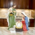 thumbnail image 7 of Holy Family Nativity Scene Figures, Resin Christmas Christian Religious Statues, 7 of 7