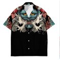 thumbnail image 5 of Camisa hawaiana de verano para hombre, moda de playa, camisetas de artistas callejeros, camisetas casuales de manga corta para mujeres y niños, camisetas Harajuku de gran tamaño, 5 of 5