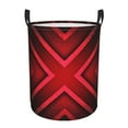thumbnail image 1 of ZICANCN Red Grid Design Laundry Basket Organizer , Dirty Clothes Hamper for Bathroom Kids Girls Boys Laundry Hamper Small, 1 of 8