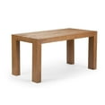 thumbnail image 2 of Plank+Beam 60" Modern Dining Table for 4, Solid Wood Rectangular Kitchen Table, Pecan Wirebrush, 2 of 11