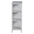 thumbnail image 4 of Furniture of America Meigs 6 Shelf Storage Cabinet, White, 4 of 8