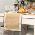 thumbnail image 1 of Bangcool Christmas Table Runner Plain Lace Rectangular Dresser Scarf Christmas Decoration, 1 of 7