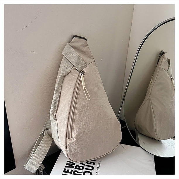 Xihbxyly Bolso Bandolera con Correa Ajustable para El Pecho, Diseño de Tela Ligera y Duradera, Bolsillos de Almacenamiento Seguros, Versátil para Viajes y Deportes, Unisex, Tamaño 15 X 9 X 34 Cm.