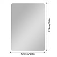 thumbnail image 4 of Bgsha Magnetic Locker Mirror Rectangular Magnetic Mirror For School Locker Smooth Locker Accessories For Bathroom Household 5x7inch, 4 of 9