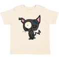 thumbnail image 3 of Inktastic Goth Animals Pets Black Cat Boys or Girls Toddler T-Shirt, 3 of 5