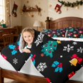 thumbnail image 5 of Manfei Icon Full Size Bedding Sets 7-Piece Festive Full Size Bed in a Bag, Gray Red, Xmas Reversible, 5 of 6
