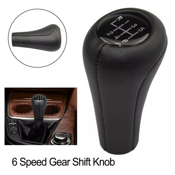 6 Speed Manual Car Gear Shift Shifter Knob Fit For BMW 1 3 5 6 SERIES E81 E82 E87 E46 E90 E91 E92 E60 E61 E63 For X1 E84 X3 E83