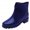 Blue, variant on jovati Punk Style Ankle Rain Boots Women Non-Slip Rain Boots Outdoor Rubber Water Shoes