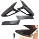 thumbnail image 3 of 4 Uds estilo de fibra de carbono lámpara trasera cubierta de luz trasera embellecedor para ajuste C- 2016-2018, 3 of 5