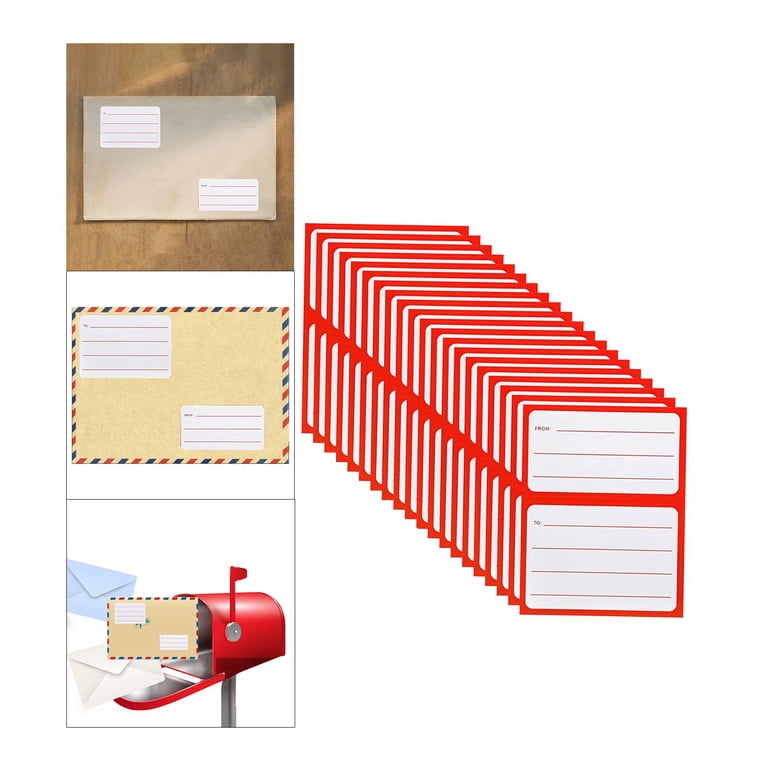Paper Label Mail Shipping Labels From/To Address Mailing Labels - 50/100/240 Sheet ...