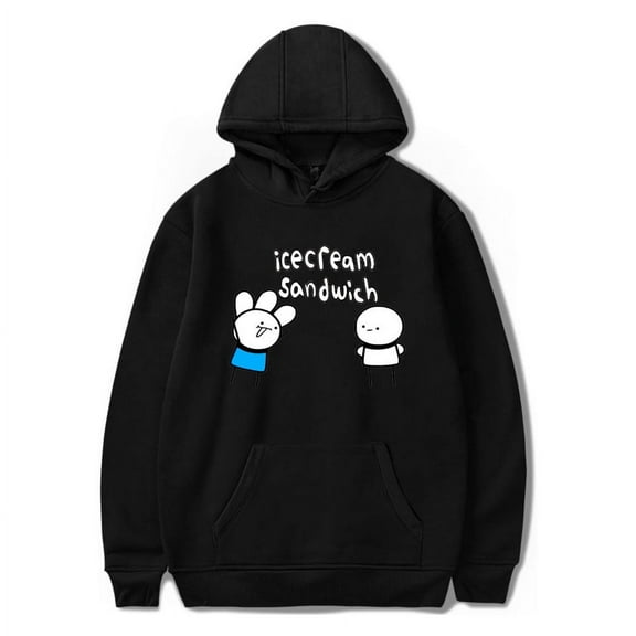 Ice Cream Sandwich Merch Hoodie Mint Hoodie Long Sleeve Pullover top Unisex Tracksuit Outerwear