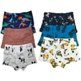 thumbnail image 4 of B&Q 6 PK Cotton Toddler Boys Boxer Briefs - Sizes 4T to 8T | Kids Underwear, 4 of 6