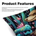 thumbnail image 2 of Platypus Luxurious Velvet Decorative Throw Pillow Covers - Set of 2, Unique Patterns, Available in 16x16, 18x18, and 20x20 Inches for Various Occasions, 2 of 6