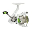 thumbnail image 2 of Lew’s MACH 1 Spinning Fishing Reel, Size 200 Reel, 9+1 Bearings, 6.2:1 Gear Ratio, Graphite Frame, Speed Gears, Speed Lube, Multi-Disc Drag, Metallic White/Gray/Green (Clam Packaging), 2 of 5