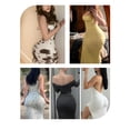 thumbnail image 6 of Women's Padded Butt Lifter Shaping Panties, Seamless Tummy Control Lace Boyshorts with Removable Pads Apricot, 6 of 7