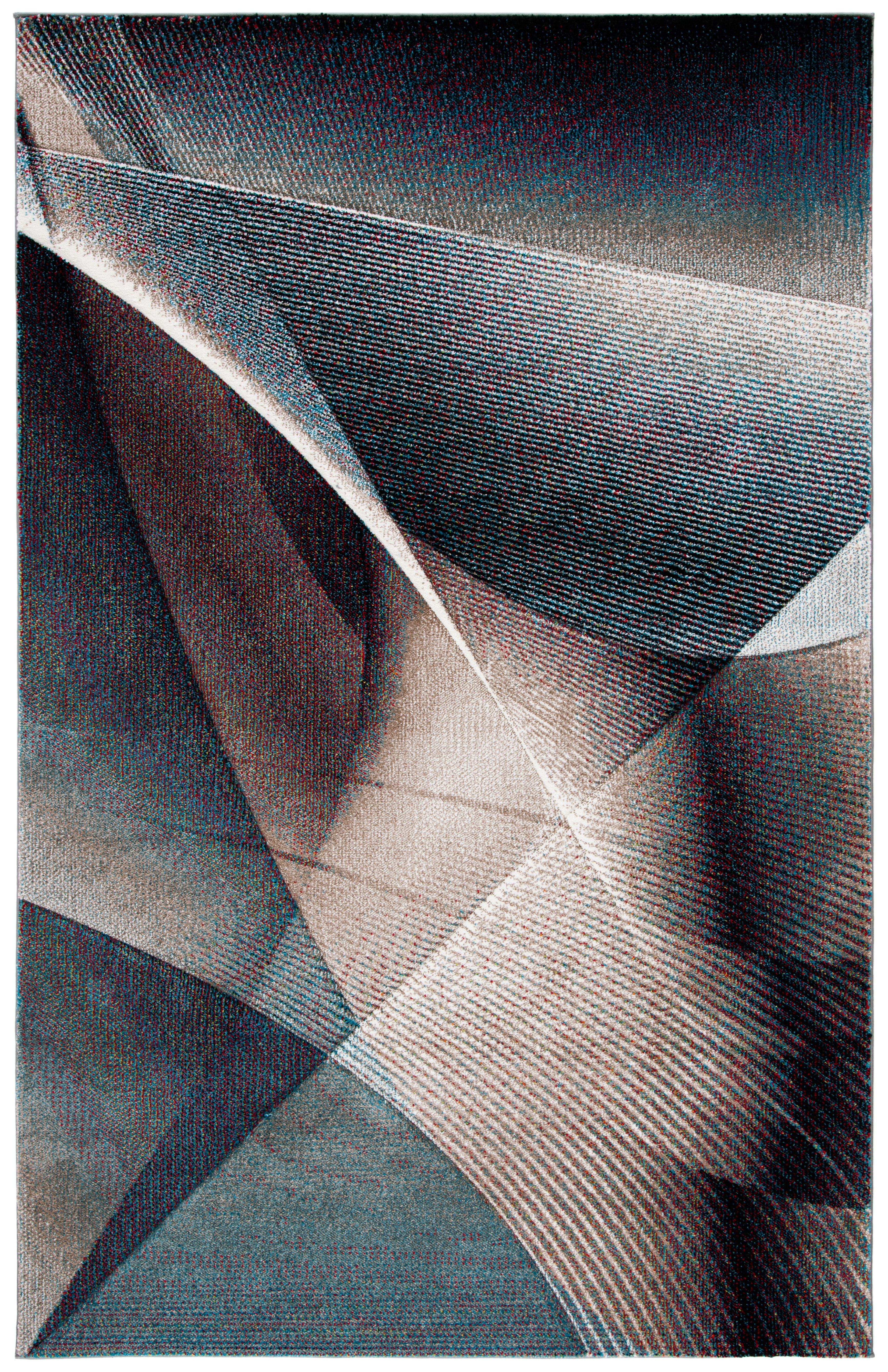 Safavieh Hollywood Celandine Abstract Area Rug, Beige/Blue, 5'3" x 7'6"