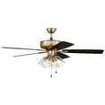 thumbnail image 3 of P104SB5-52BWNFB Craftmade Lighting Pro Plus 104 Series - 52 Inch 5 Blade Ceiling Fan with Light Kit, 3 of 9