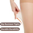 thumbnail image 5 of Women's An Ti Hook Large Size Silk Stockings Can Be Cut Without Stripping Stockings Tights for Women Sheer Tights for Women Women's Tights Opaque Women Winter Tights Fishnets Women Tights Footless, 5 of 5
