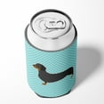 thumbnail image 4 of Carolines Treasures BB3682CC Dachshund Checkerboard Blue Can or Bottle Hugger, 4 of 5
