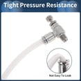 thumbnail image 6 of Unique Bargains Push to Connect Air Fittings 3/8" 90 Degree Air Flow Control Valve 304 Stainless Steel 3/8"BSPT 1 Pc Silver Tone, 6 of 7