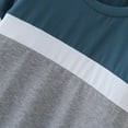thumbnail image 3 of nsendm Shirts for Teen Girls Toddler Kids Little Girl's Crewneck Solid Basic T Shirt Tops Short Sleeve Loose Casual Autumn Blouse Tee Tops Girls Shirt Blue 6-7 Years, 3 of 5