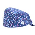 thumbnail image 1 of Operating Hats Nurses Gourd-shaped Long-time Service Pure Color Dull Polish Assorted Colors Buttons Christmas Day Bouffant Caps 17, 1 of 9