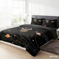 thumbnail image 6 of SHANNA Duvet Cover Set, Queen Size 3 Piece Bedding Set with 2 Pillowcases, 3D Comfortable & Breathable Home Bedding Set, 6 of 8