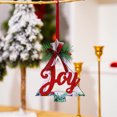 thumbnail image 4 of Bewildely Colgante de Navidad Chimenea Árbol de Navidad Decoración colgante Festival de vacaciones Atmósferas Pieza de Regalo Escaparate Puerta Kits de decoración para fiestas Árbol Bewildely HA069785-03, 4 of 6