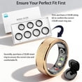 thumbnail image 2 of Monitor de frecuencia cardíaca y sueño Smart Ring COLMI R10 Health para mujeres, 2 of 9