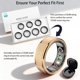 thumbnail image 2 of Monitor de frecuencia cardíaca y sueño Smart Ring COLMI R10 Health para mujeres, 2 of 9