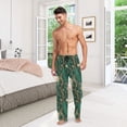 thumbnail image 6 of FORMRS Mens Pajama Pants with Pockets Cotton Sleepwear Lounge Bottoms Sizes S-2XL, Tiger and Peacock Pattern, 6 of 7