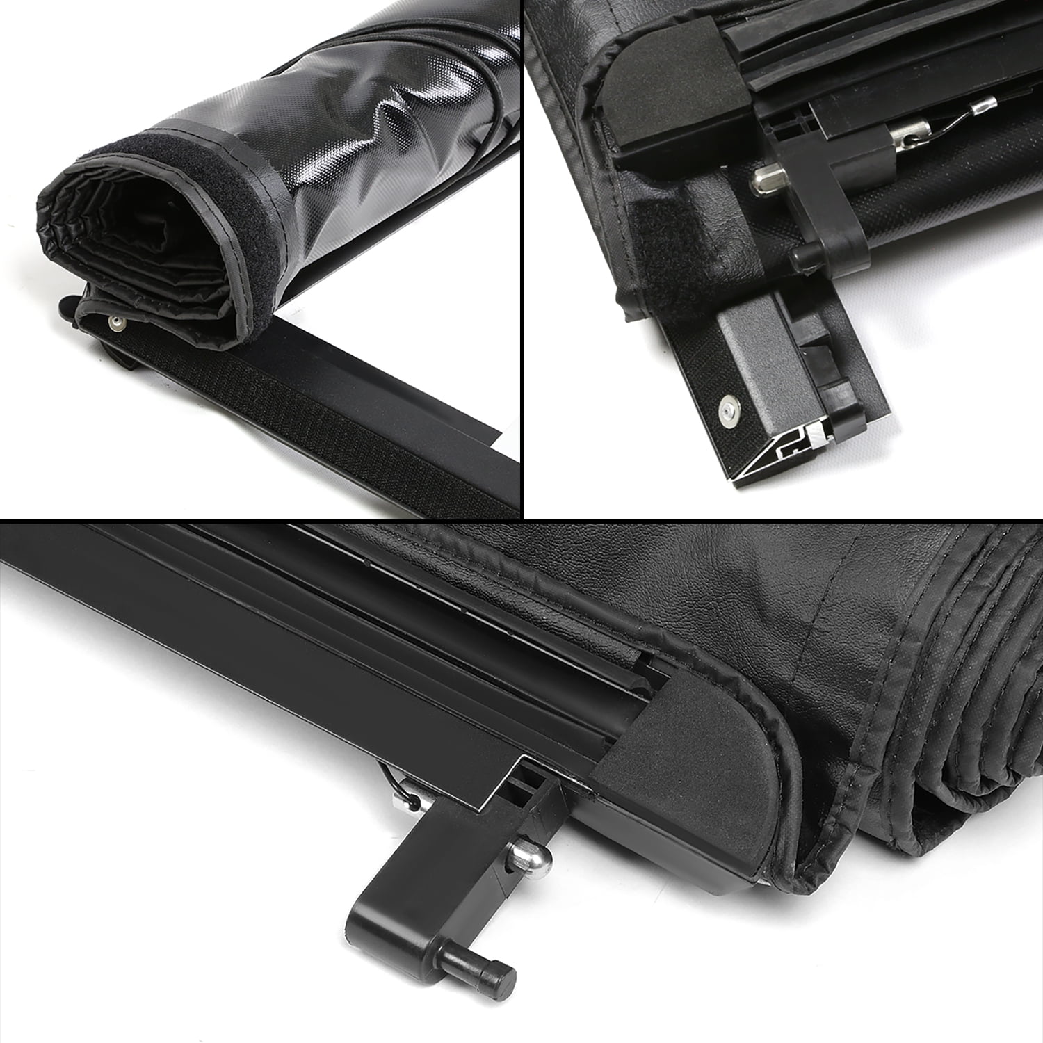 DNA Motoring for 22-24 Ford Maverick Truck 4.5' Short Bed Soft Vinyl Roll-Up Tonneau Cover
