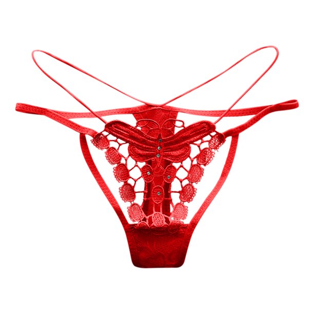 Gibobby Calzoncillos para mujeres sexy Calzoncillos de malla de cintura para mujer Bragas de ropa interior de de algodón de color sólido(RD1,Talla única)