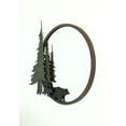 thumbnail image 2 of Mayrich Black Bear Forest Wall Mirror Decorative Metal Bathroom Bedroom Lodge Accent, 2 of 4