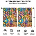 thumbnail image 2 of Blackout Kids Curtains,Pioneer Flower Floral Print Pattern Childrens Insulated Curtains Set Of 2,Bedroom Essentials,Toddler Room Decor 42"x54", 2 of 5