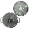 thumbnail image 6 of MegaChef 2.7 Quart Round Enameled Cast Iron Casserole in Gradient Gray, 6 of 7
