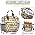 thumbnail image 5 of OBREWU White Sunflower Womens Lunch Box for Work,Insulated Large White Sunflower Lunch Bag for Women,Loncheras Para Mujer,Leakproof Adult Lunch Bag for Work,Beach,Travel,Picnic,Camping, 5 of 7
